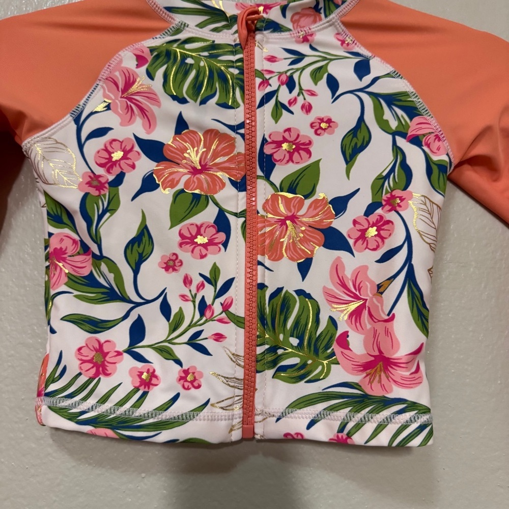 C&C California Kids Floral Rash Guard - Picture 2 of 4